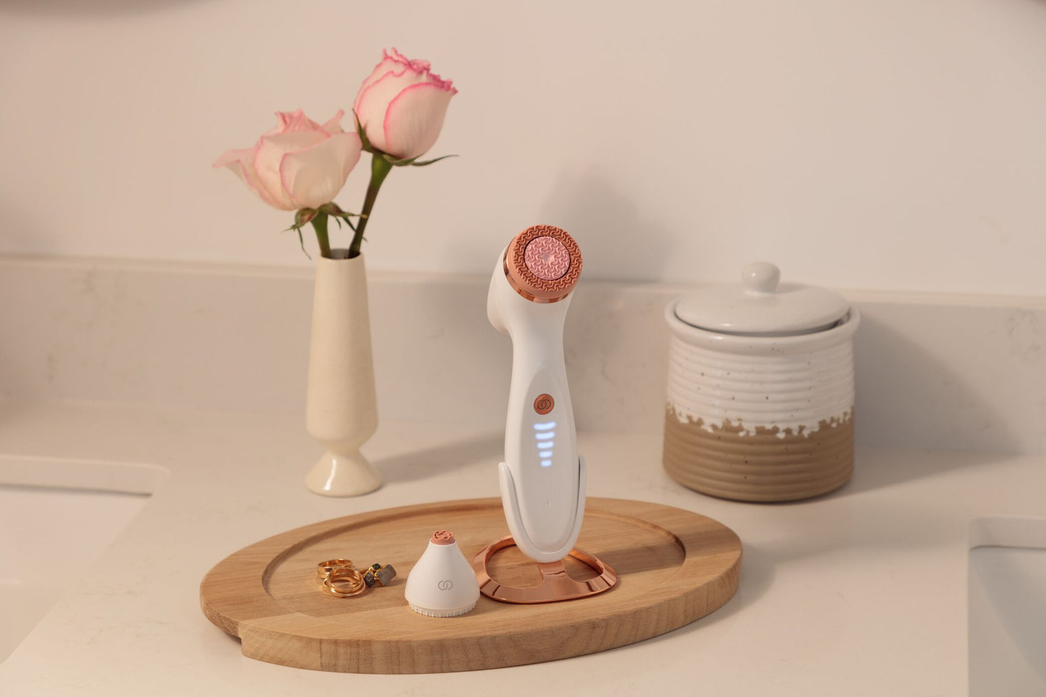 ageLOC Rose Gold LumiSpa® iO + Cleanser