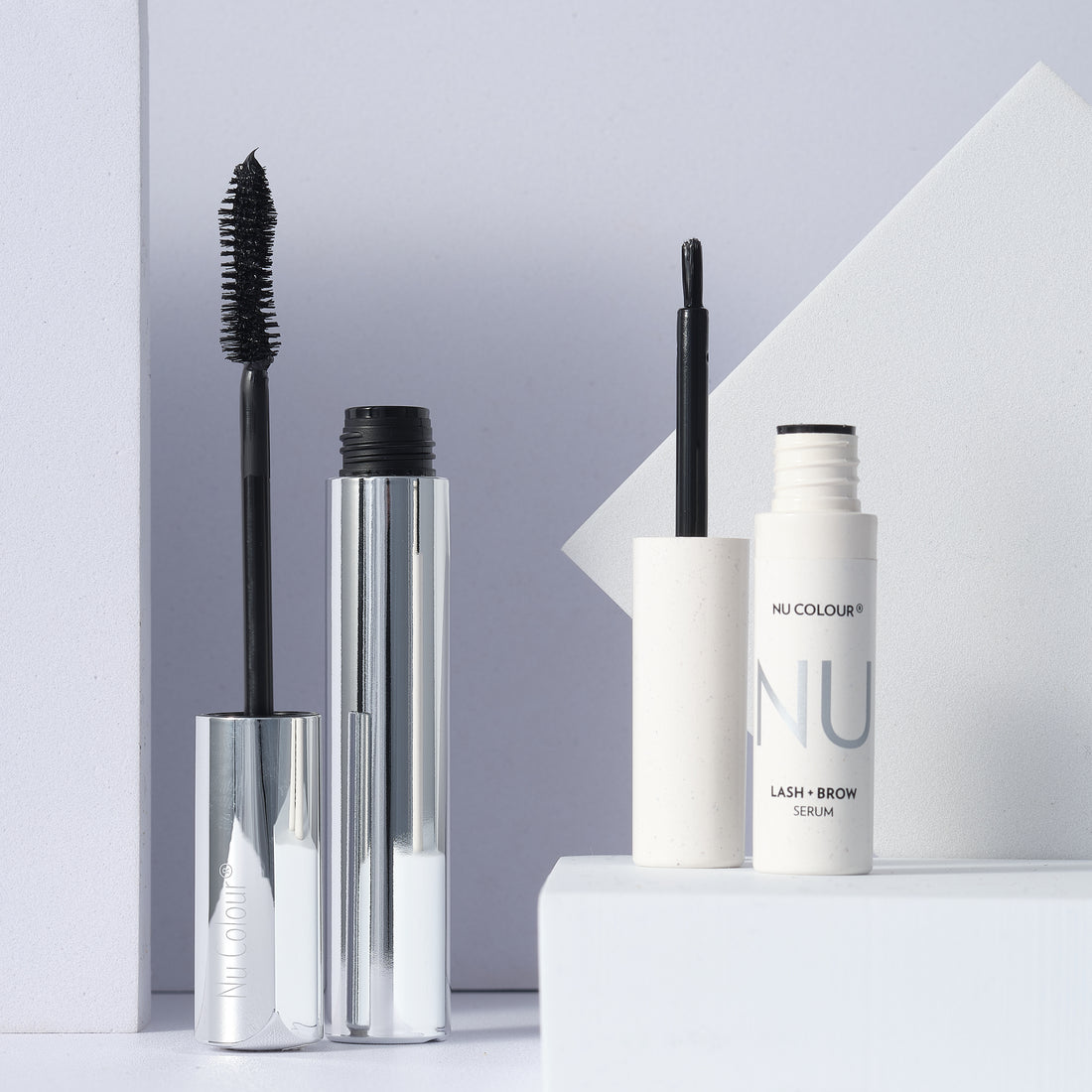 Nu Colour® Lash + Brow Serum and Curl &amp; Lash Mascara Bundle